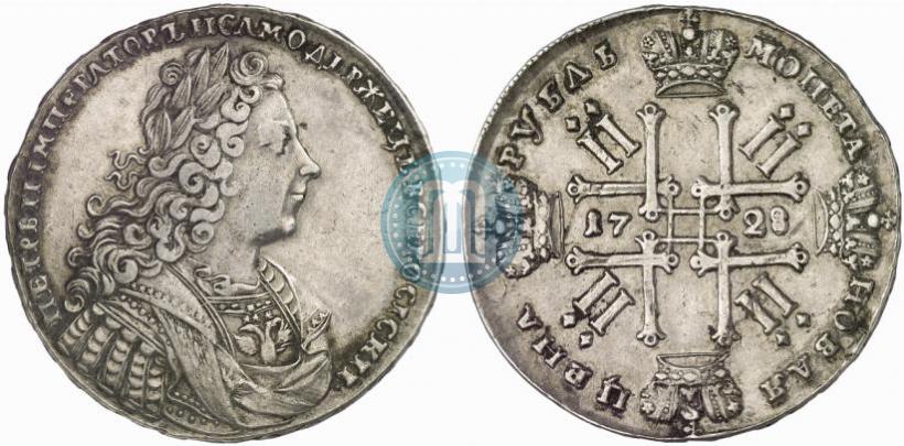 Picture 1 rouble 1728 year  "Type of 1728"
