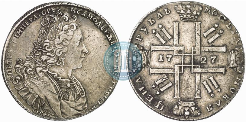 Picture 1 rouble 1727 year СПБ "Petersburg type"