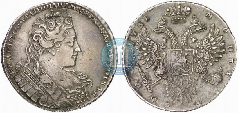 Picture 1 rouble 1731 year  