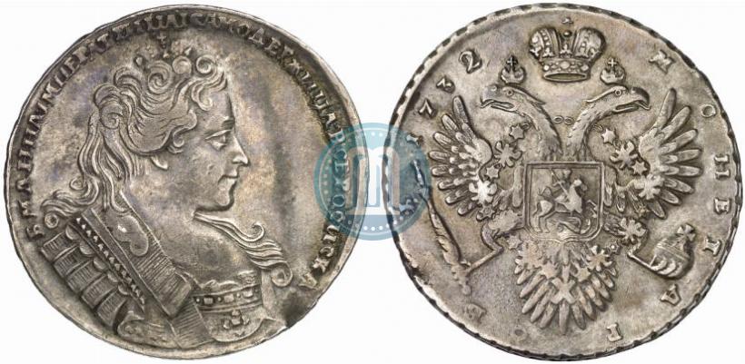 Фото 1 рубль 1732 года  