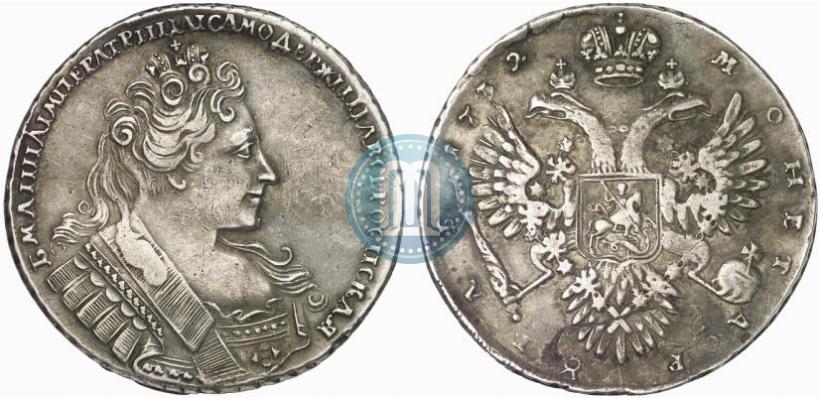Picture 1 rouble 1732 year  