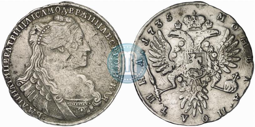 Picture Poltina 1735 year  