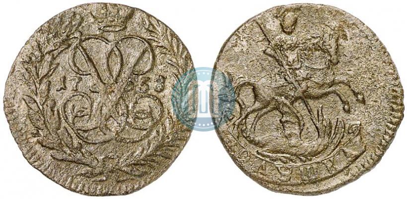 Фото Полушка 1758 года  