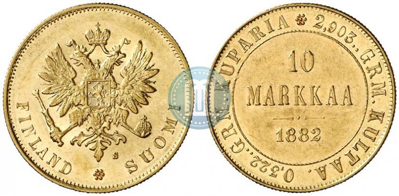 Picture 10 markkaa 1882 year S 
