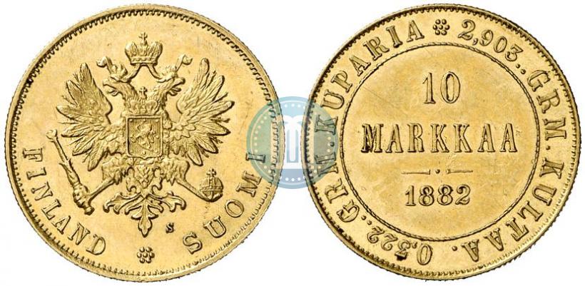 Picture 10 markkaa 1882 year S 