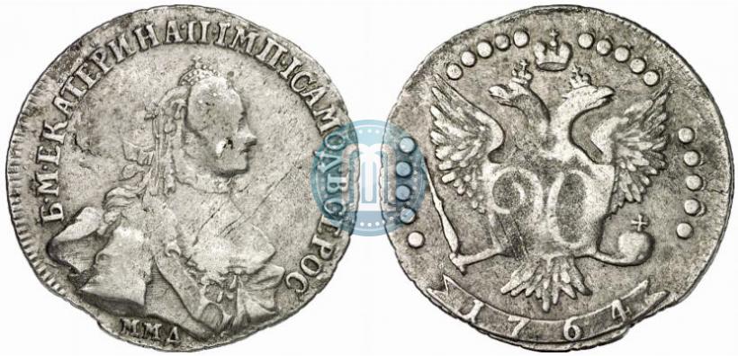 Picture 20 kopecks 1764 year ММД 