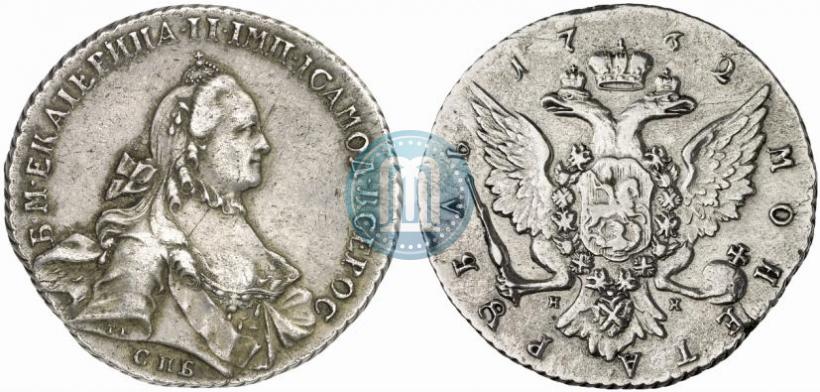 Picture 1 rouble 1762 year СПБ-НК 