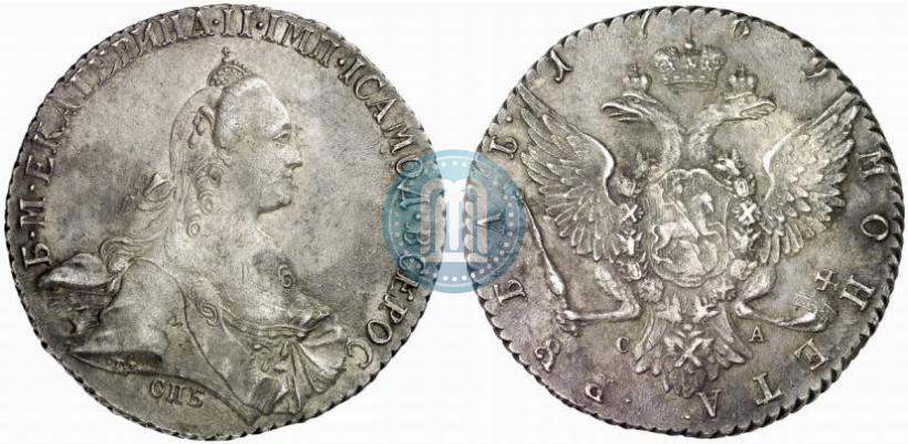 Picture 1 rouble 1769 year СПБ-СА 