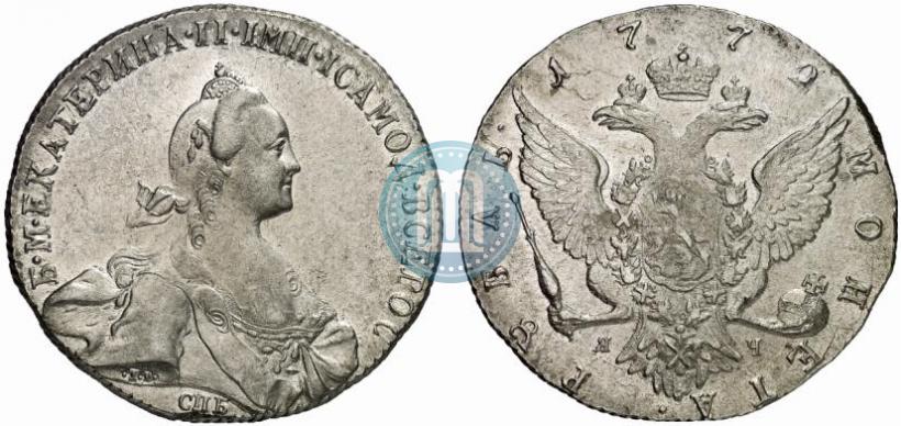 Picture 1 rouble 1772 year СПБ-ЯЧ-Т.I. 
