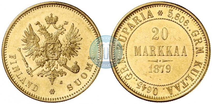 Picture 20 markkaa 1879 year S 