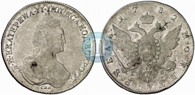 Picture 1 rouble 1782 year СПБ-ИЗ 