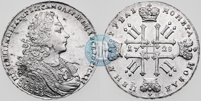 Picture 1 rouble 1728 year  "Type of 1728"