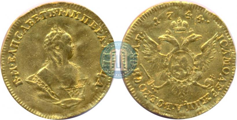 Фото 1 червонец 1744 года  