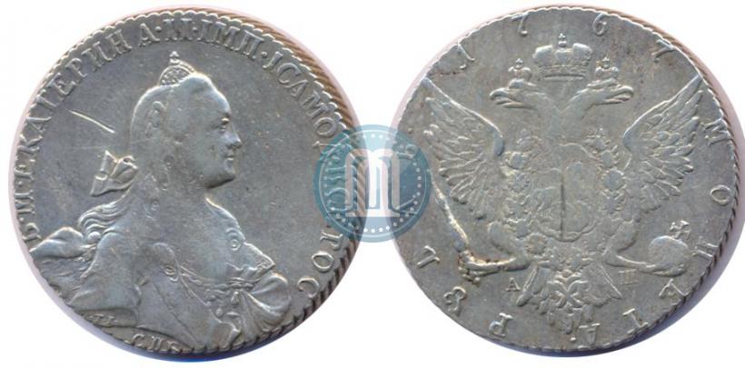Picture 1 rouble 1767 year СПБ-АШ 
