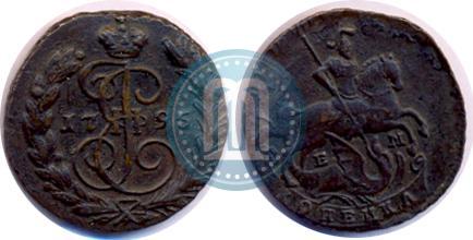 Picture 1 kopeck 1795 year ЕМ 