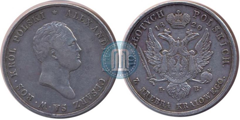 Picture 10 złotych 1820 year IB 
