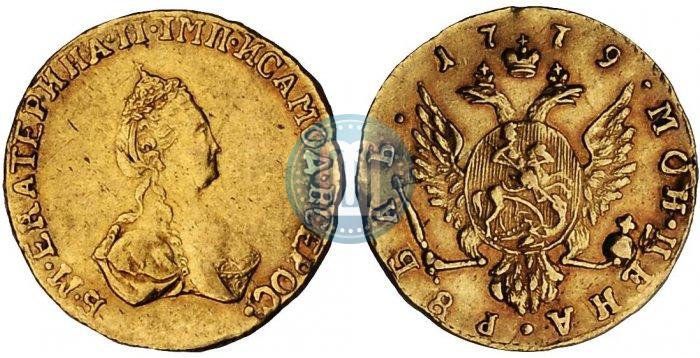 Фото 1 рубль 1779 года  