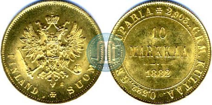 Picture 10 markkaa 1882 year S 