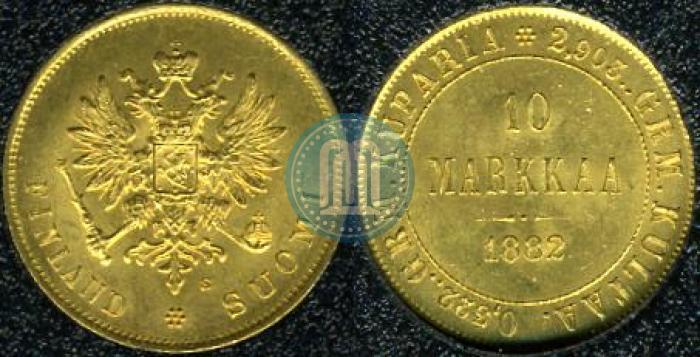 Picture 10 markkaa 1882 year S 