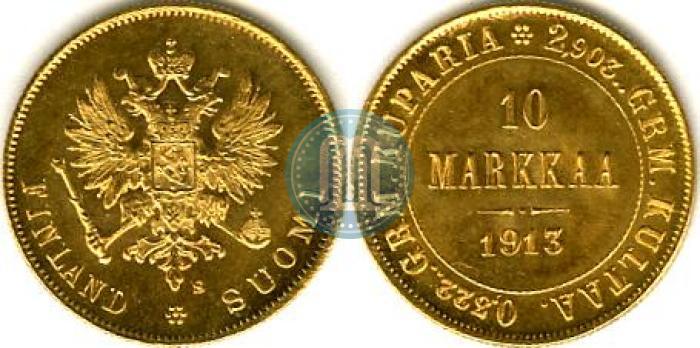 Picture 10 markkaa 1913 year S 
