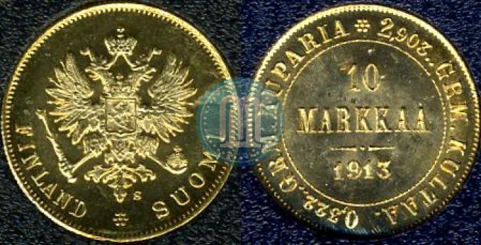 Picture 10 markkaa 1913 year S 