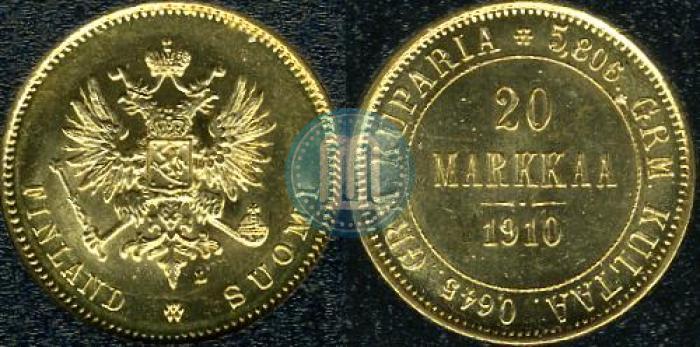 Picture 20 markkaa 1910 year L 