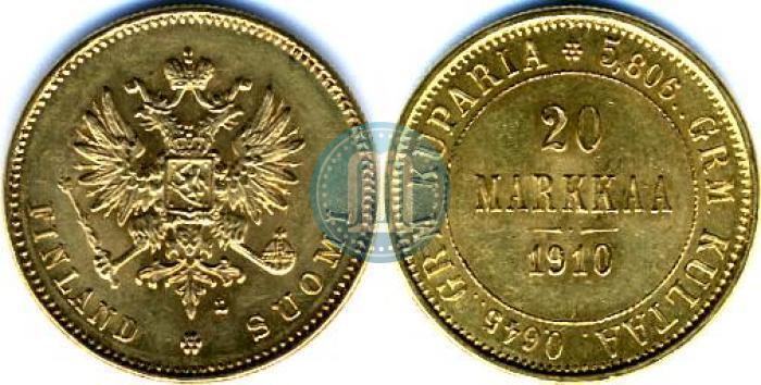 Picture 20 markkaa 1910 year L 