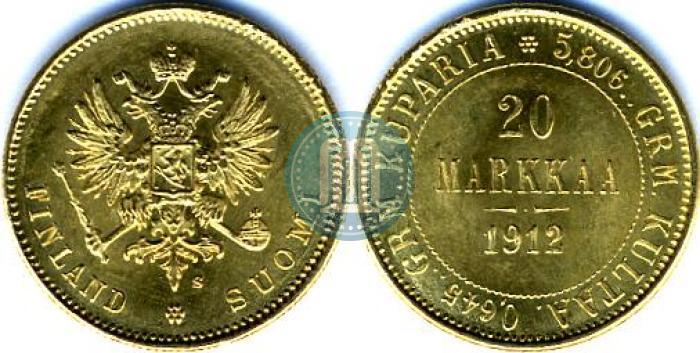 Picture 20 markkaa 1912 year S 