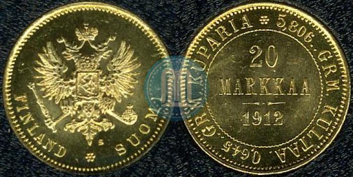Picture 20 markkaa 1912 year S 
