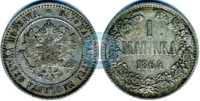 Фото 1 марка 1864 года S 