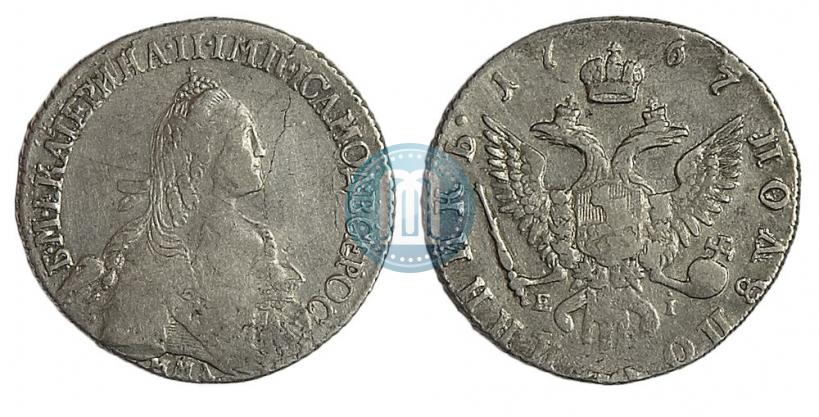 Фото Полуполтинник 1767 года ММД-EI 