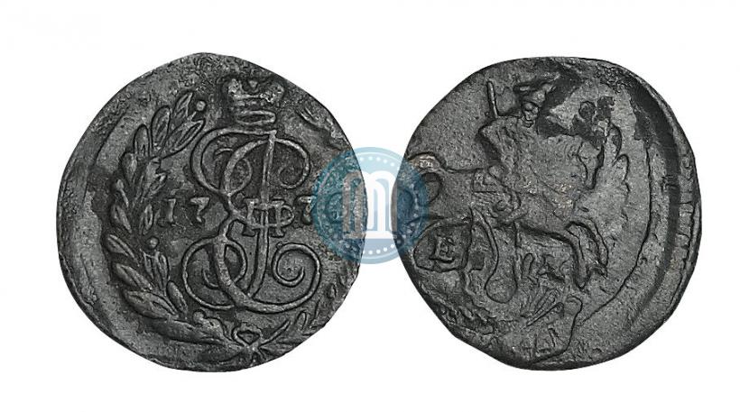 Фото Полушка 1776 года ЕМ 