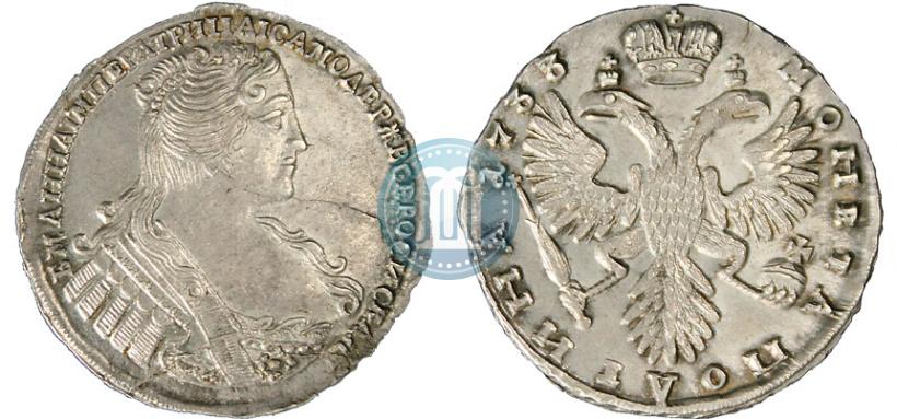 Picture Poltina 1733 year  