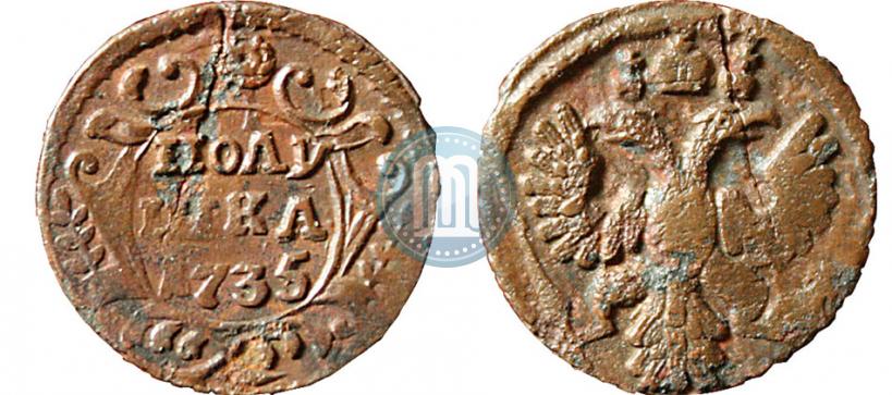 Picture Polushka 1735 year  