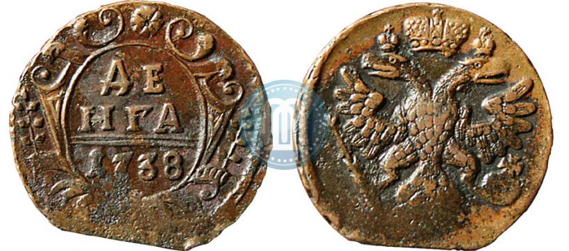 Фото Денга 1738 года  
