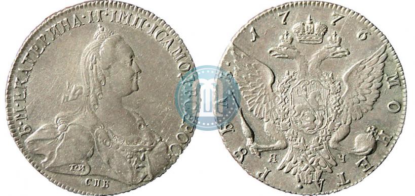 Picture 1 rouble 1776 year СПБ-ЯЧ 