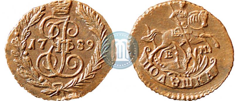 Фото Полушка 1789 года ЕМ 