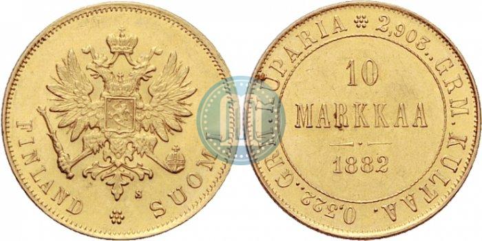 Picture 10 markkaa 1882 year S 