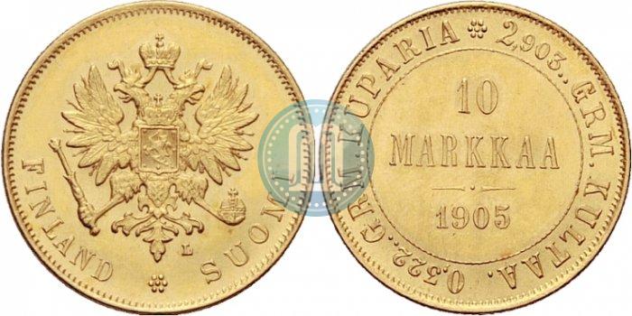 Picture 10 markkaa 1905 year L 