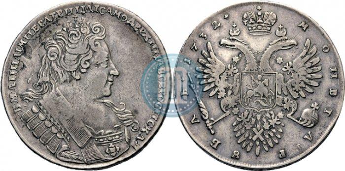 Picture 1 rouble 1732 year  