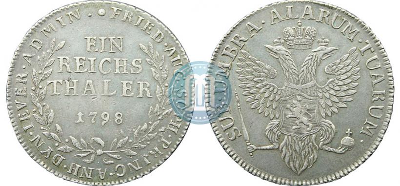 Picture Ein reichsthaler 1798 year  "Dutchy of Jever"