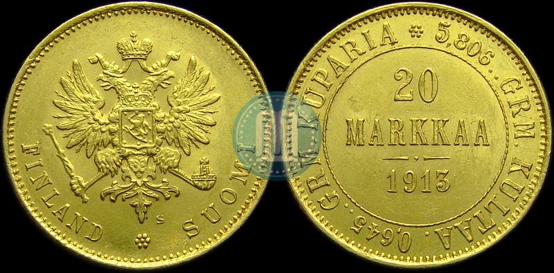 Picture 20 markkaa 1913 year S 