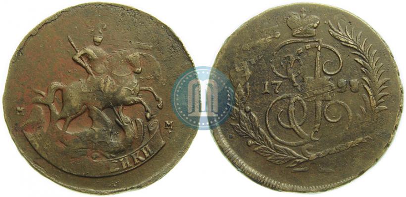Picture 2 kopecks 1795 year ММ 