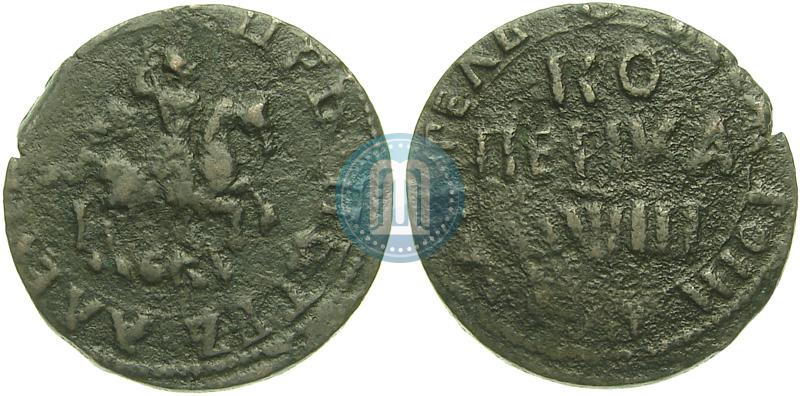 Picture 1 kopeck 1718 year БК 