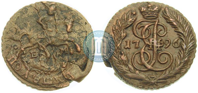 Фото Полушка 1796 года ЕМ 