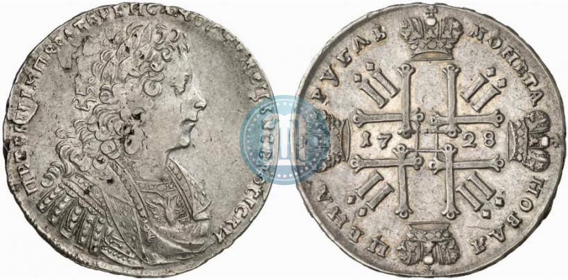 Picture 1 rouble 1728 year  "Type of 1728"