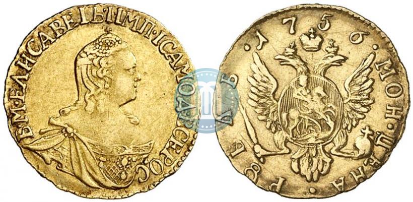 Picture 1 rouble 1756 year  