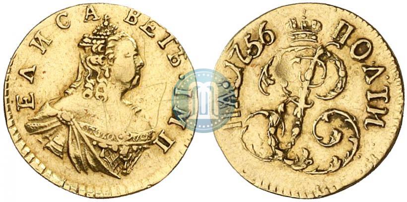 Фото Полтина 1756 года  