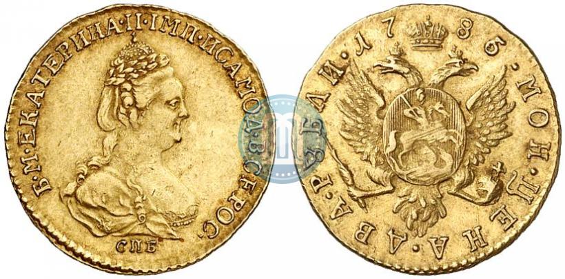 Фото 2 рубля 1785 года СПБ 