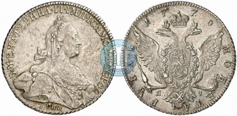 Picture 1 rouble 1776 year СПБ-ЯЧ 